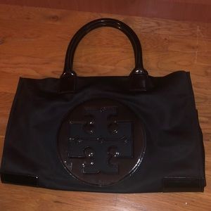Tory Burch Ella Large Tote Bag (black)